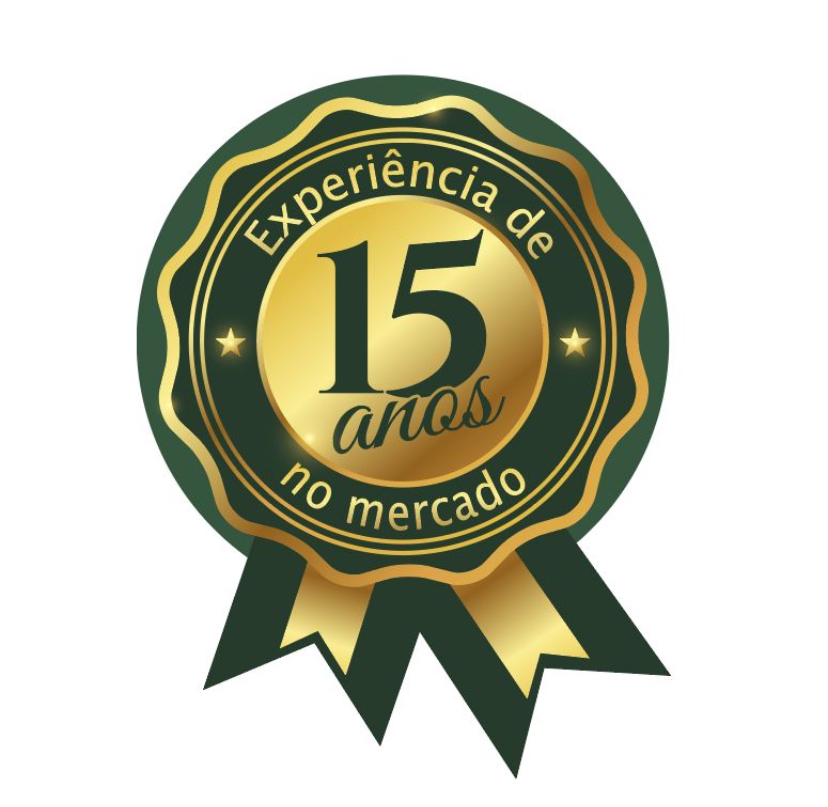 Mais de 15 anos de mercado